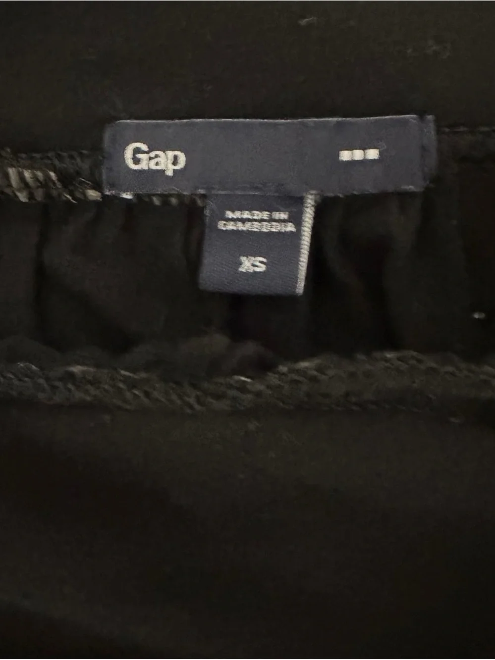 GAP Black Circle Skater Skirt with Pockets